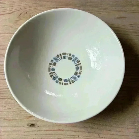 Temporama Atomic Canonsburg Pottery Company 9 Inch Serving Bowl MCM Vintage 60's - Picture 7 of 7